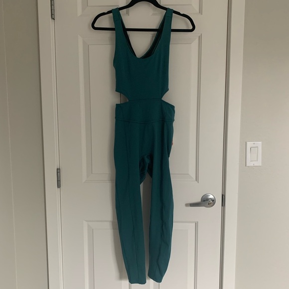 FP Movement by Free People Back It Up Onesie - Size XS - Pacific - NWT - Picture 4 of 7